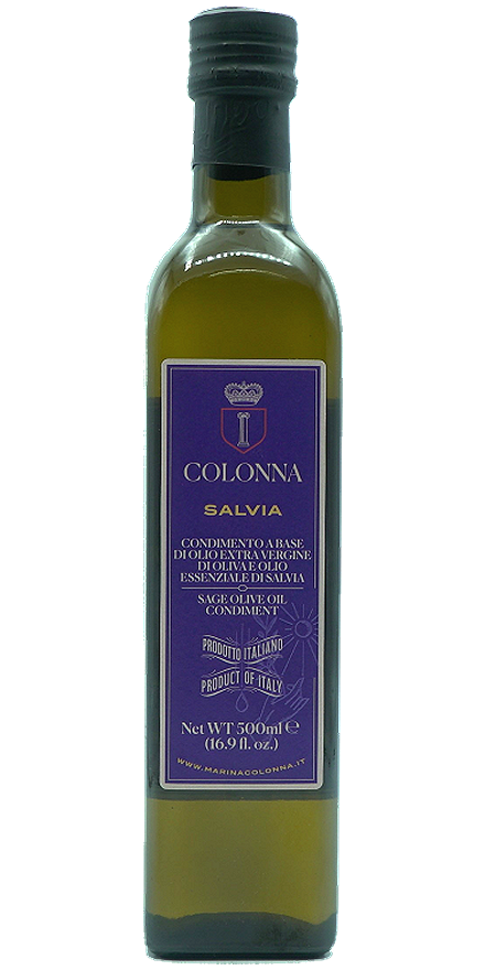 Olio EVO Salvia Bottiglia Quadra 500ml